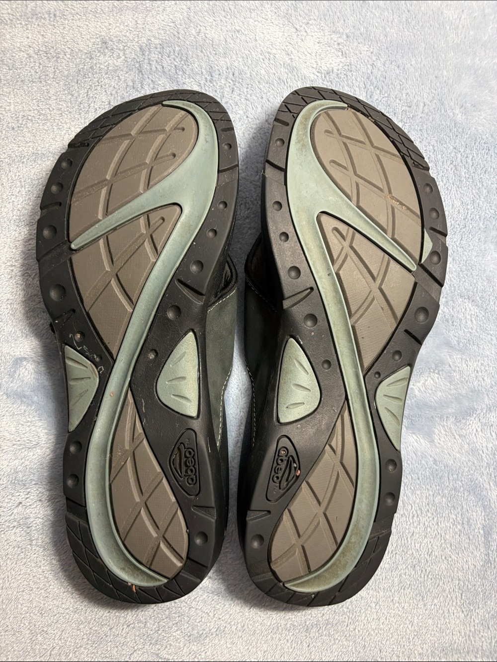 Abeo Women's Balboa Black Flip-Flop Sandals - Picture 11 of 11